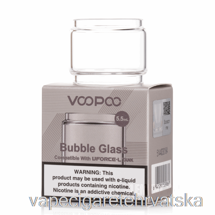 Vape Cigarete Voopoo Uforce-l Zamjensko Staklo 5.5ml Bubble Glass